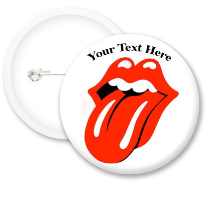 Rolling Stones Personalised Custom Button Badges