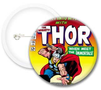 Thor Comics Button Badges