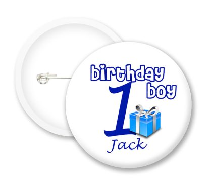 Birthday Boy Button Badges