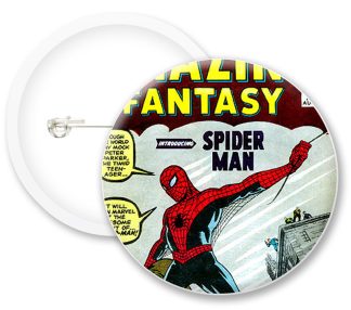 Spiderman Comics Amazing Fantasy Comics Button Badges