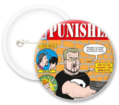 Punisher Comic Book Comics Button Badges