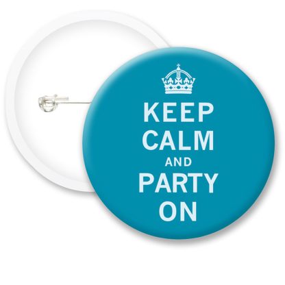 Keep Calm and Part On Button Badges