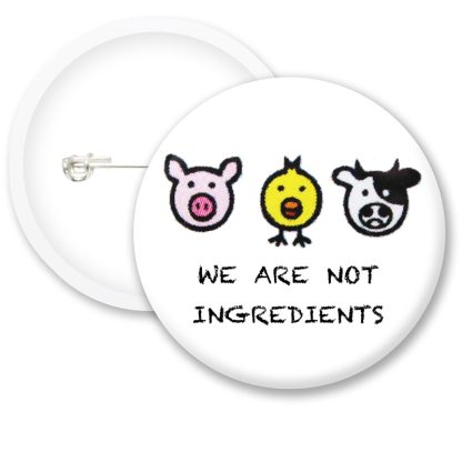 We Are Not Ingredients Button Badges