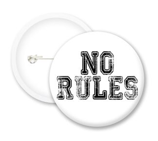 No Rules Button Badges