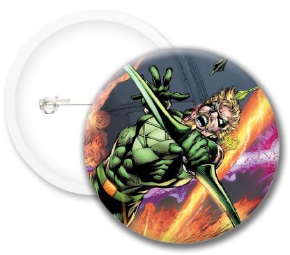 Greenarrow Style1 Comics Button Badges