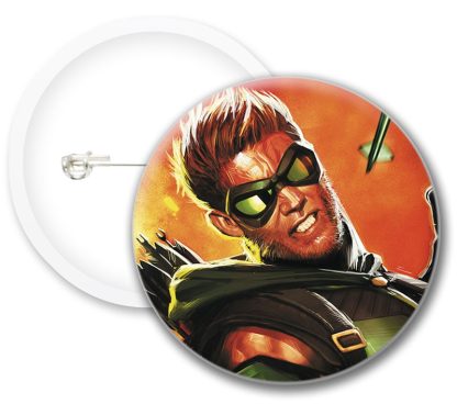 Greenarrow Style2 Comics Button Badges