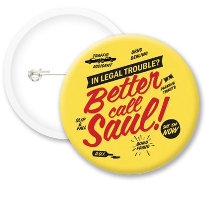 Breaking Bad Better Call Saul Button Badges