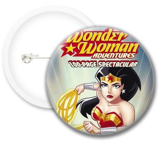 Wonder Woman Comics Button Badges
