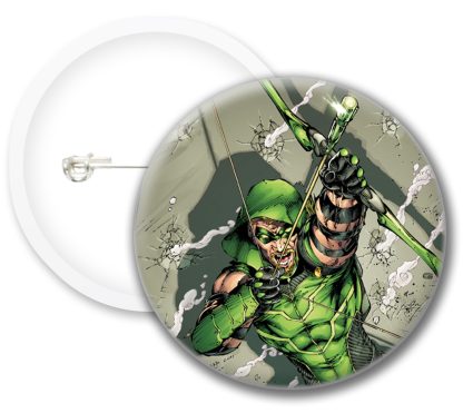 Greenarrow Style3 Comics Button Badges