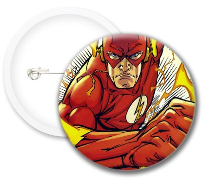 Flash Style1 Comics Button Badges