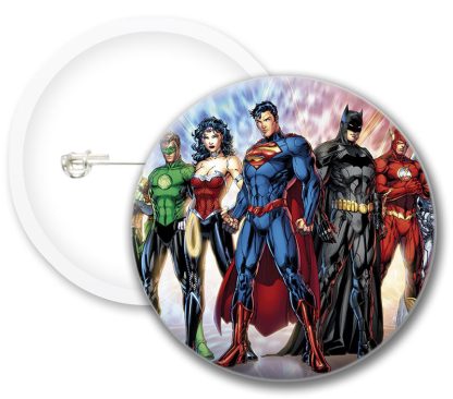 Justice League New Comics Button Badges