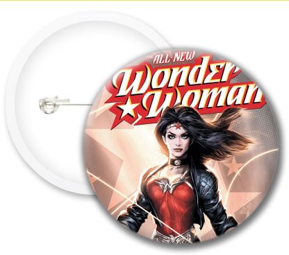 Wonder Woman Style1 Comics Button Badges