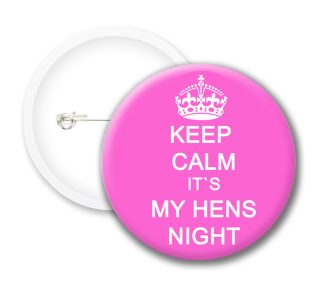Hen Party Style4 Button Badges