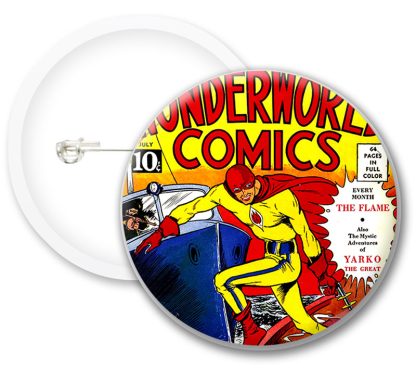 Wonderworld Comics Button Badges