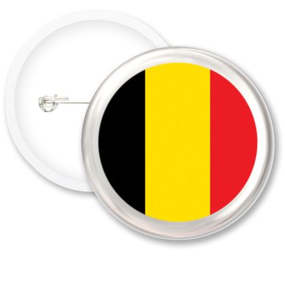 Belgium Worlds Flags Button Badges