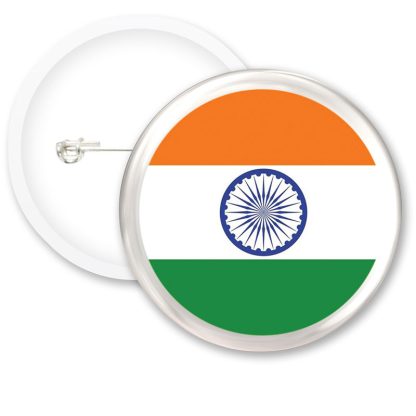 India Worlds Flags Button Badges