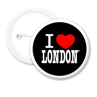 I Love London Style1 Button Badges