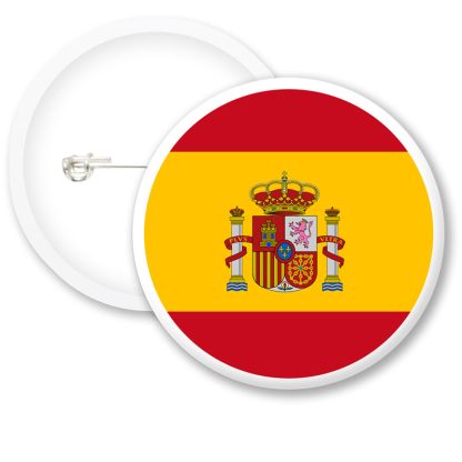 Spain Worlds Flags Button Badges