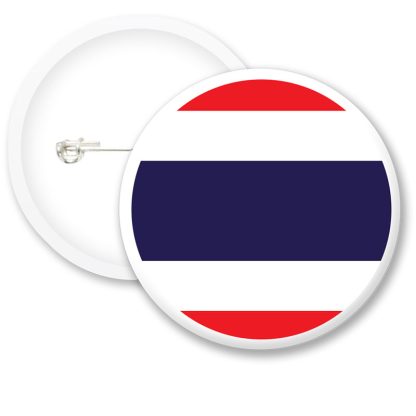 Thailand Worlds Flags Button Badges